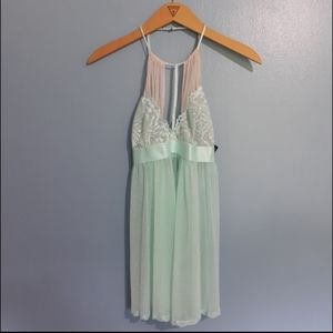 Babydoll & Thong set sheer lace seductive wear by Cinema etoile size Small. 2pcs